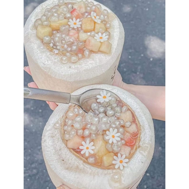 Hoa nhiều màu bằng gumpaste hộp 60g 50c hoa đk 2cm