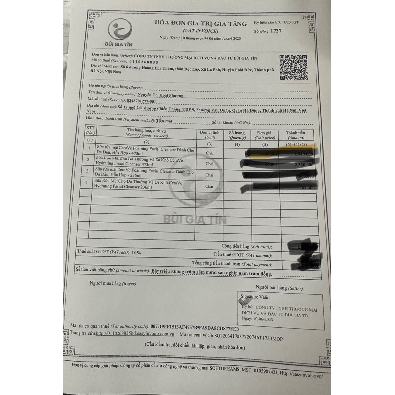 Sữa rửa mặt Cerave Foaming Cleanser, CeraVe Hydrating Cleanser 236ml, 473ml