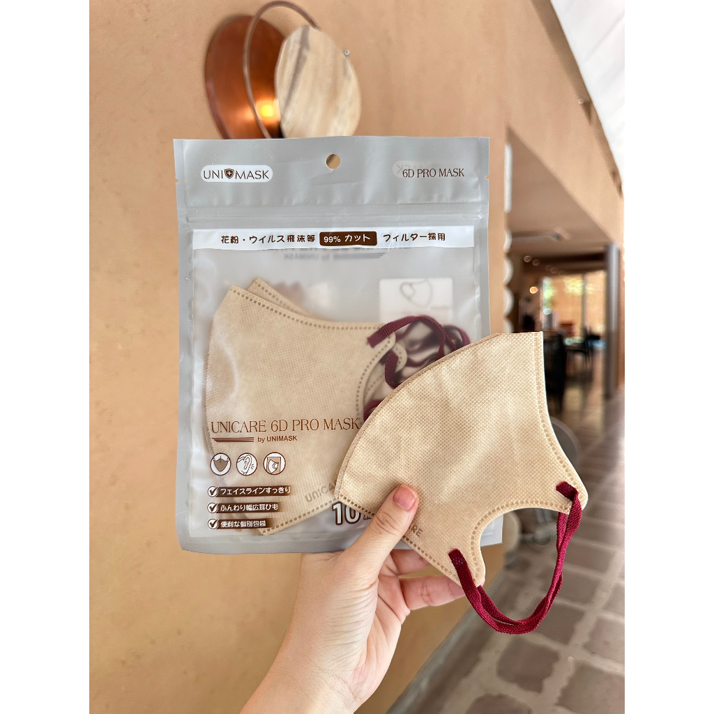 Thùng 100 cái khẩu trang 6D Promask Unimask Unicare