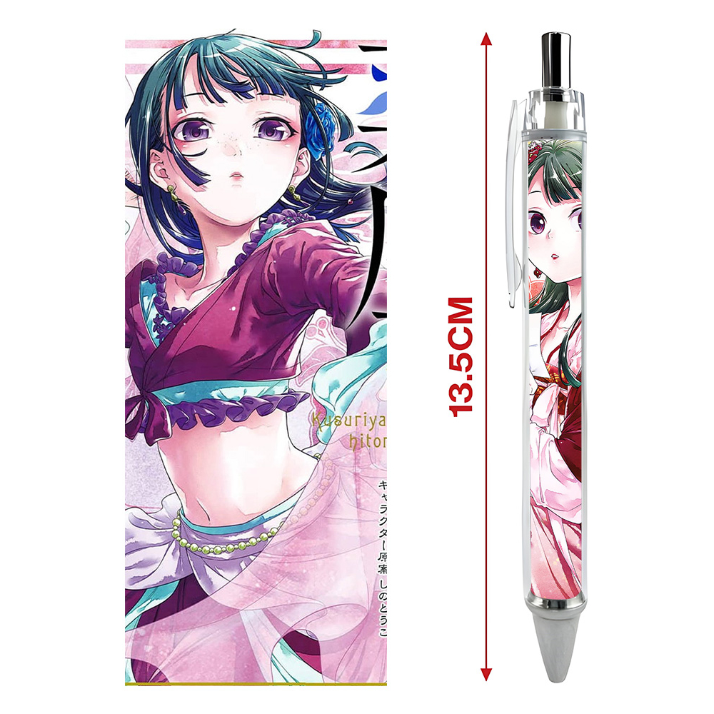 Bút viết In hình Anime Manga Light Novel Dược sư Tự Sự - Hình in sắc nét - Bút Gel ngòi 0.5mm by 2D Tộc Shop