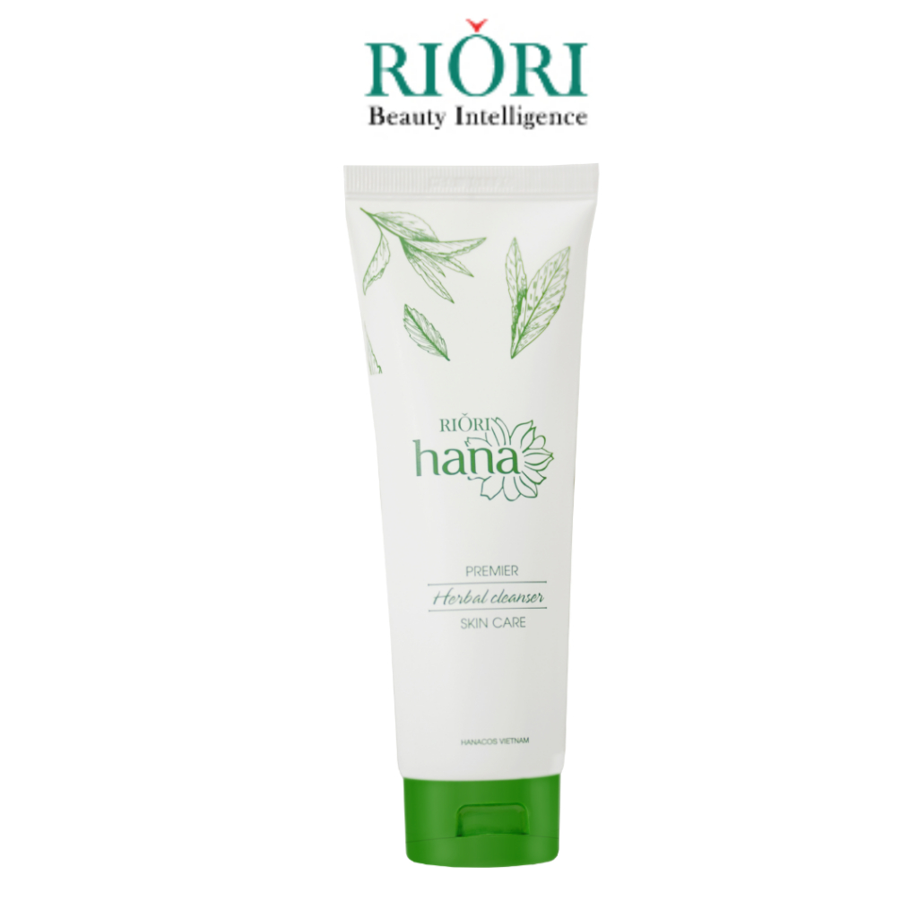 Sữa Rửa Mặt Thảo Mộc pH 5.5 RIORI HANA Herbal Cleanser 120g