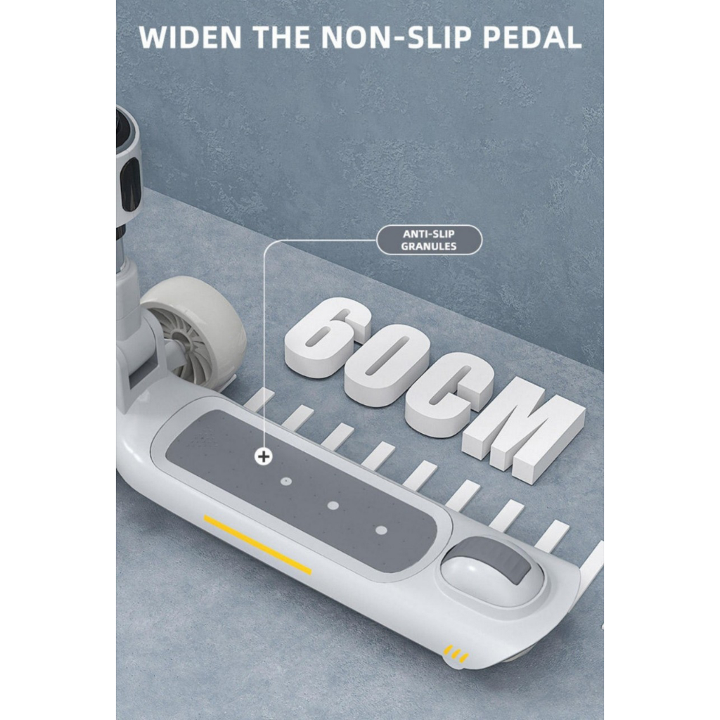 Xe Scooter trượt ngồi đa năng T001 cao cấp có đèn, nhạc và ghế ngồi cho bé