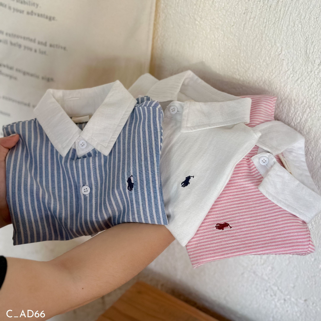 Áo sơ mi cho bé trai , áo sơ mi dài tay trẻ em EMBES KIDS từ 11 - 31kg