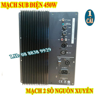 Mạch kéo loa sub siêu trầm 450w nguồn xuyến 4 sò cao cấp - giá 1 mạch