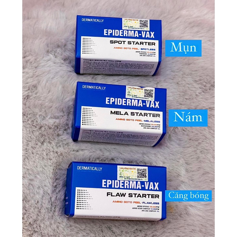Peel da Vi tảo bong Dermatically Epiderma Vax Amino Goto Peel - hanabeauty88