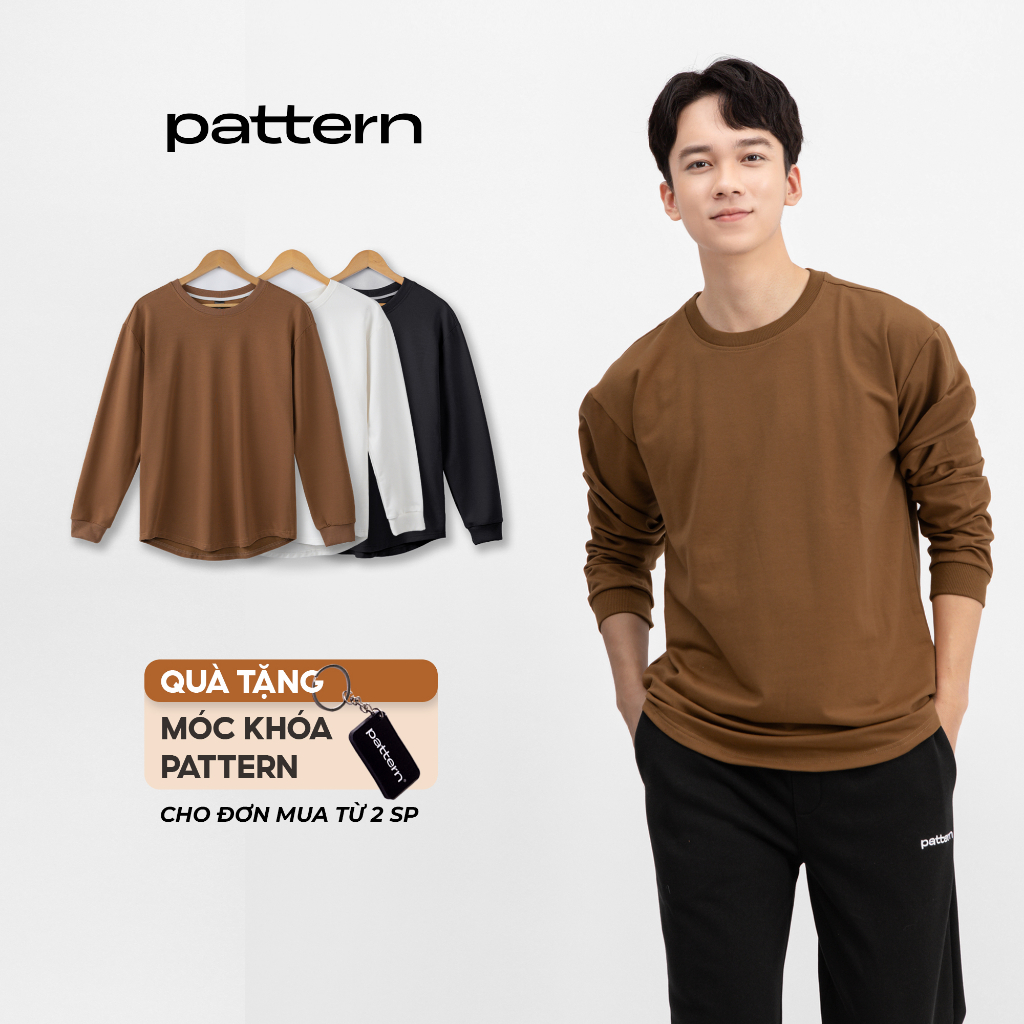 Áo dài tay nam THE 1992 Basic Sweater vạt bầu 5 màu trơn