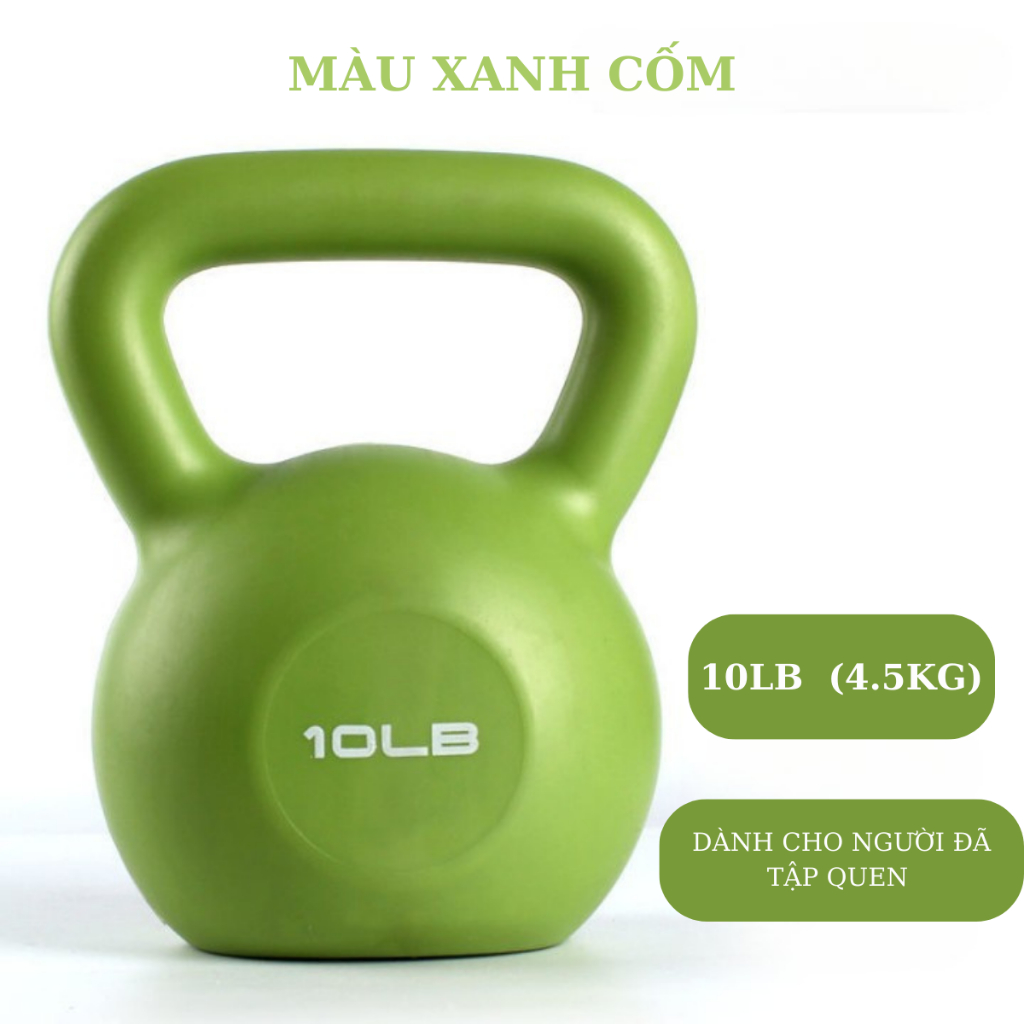 Tạ Bình Vôi,Tạ Ấm,Tạ Quai Xách, Tạ Chuông Tập Gym Cho Nữ Tập Mông Chân Đùi