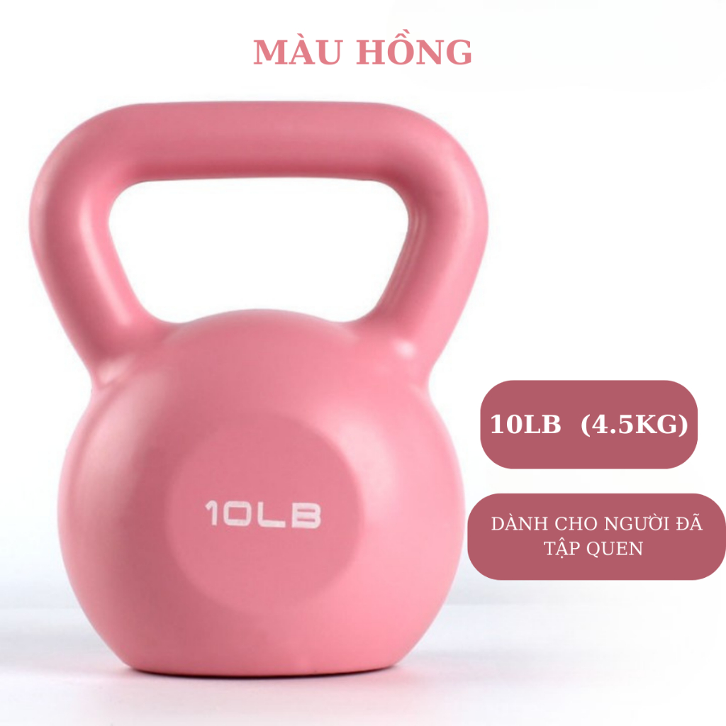 Tạ Bình Vôi,Tạ Ấm,Tạ Quai Xách, Tạ Chuông Tập Gym Cho Nữ Tập Mông Chân Đùi