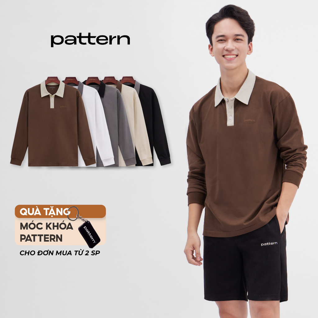 Áo Polo Dài Tay Sweater Cotton Phối PATTERN PA035