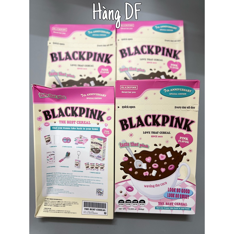 Tổng hợp bộ sưu tập ảnh BLACKPINK & 2023 ANNIVERSARY CEREAL DECO KIT