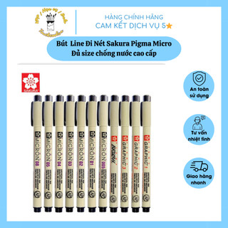 Bút Line Đi Nét Sakura Pigma Micro Đủ Size chống nước Touchcoolvn A29