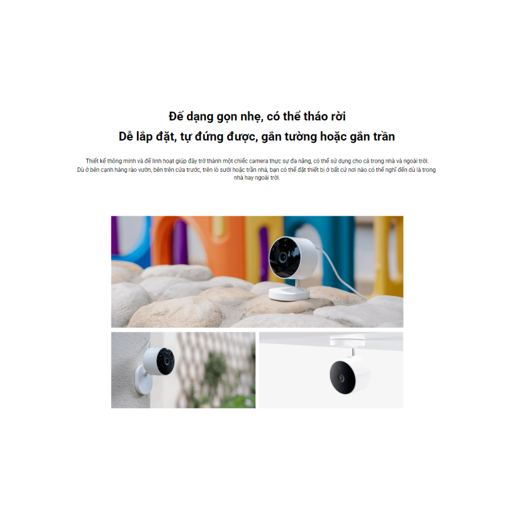 Camera quan sát ngoài trời Xiaomi AW200 1080p IP65 Bản quốc tế - Bảo hành chính hãng
