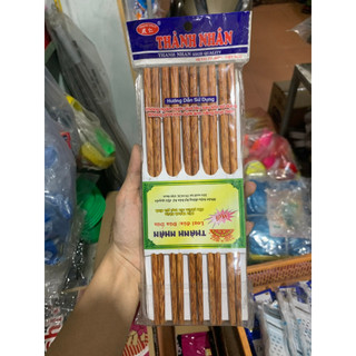 Đũa DỪA sạch , Đũa gỗ thành nhân (Vỉ 10 đôi)