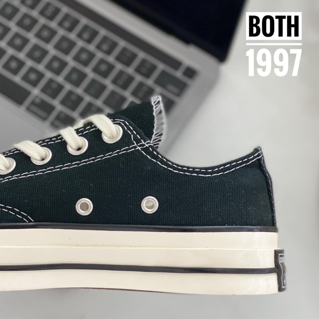 Giày Converse 1970s Chuck Taylor , Giày CV 2 Bản Cao Thấp Màu Đen Trắng Bản S.Cấp Mũi Bóng Basic Full Box | BigBuy360 - bigbuy360.vn