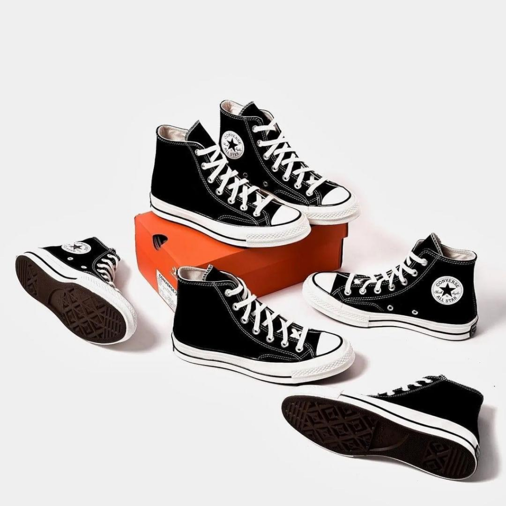 Giày Converse 1970s Chuck Taylor , Giày CV 2 Bản Cao Thấp Màu Đen Trắng Bản S.Cấp Mũi Bóng Basic Full Box | BigBuy360 - bigbuy360.vn