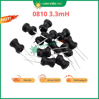 Cuộn cảm cắm 0810 8x10mm 3.3mh chất lượng tốt linhkienhec