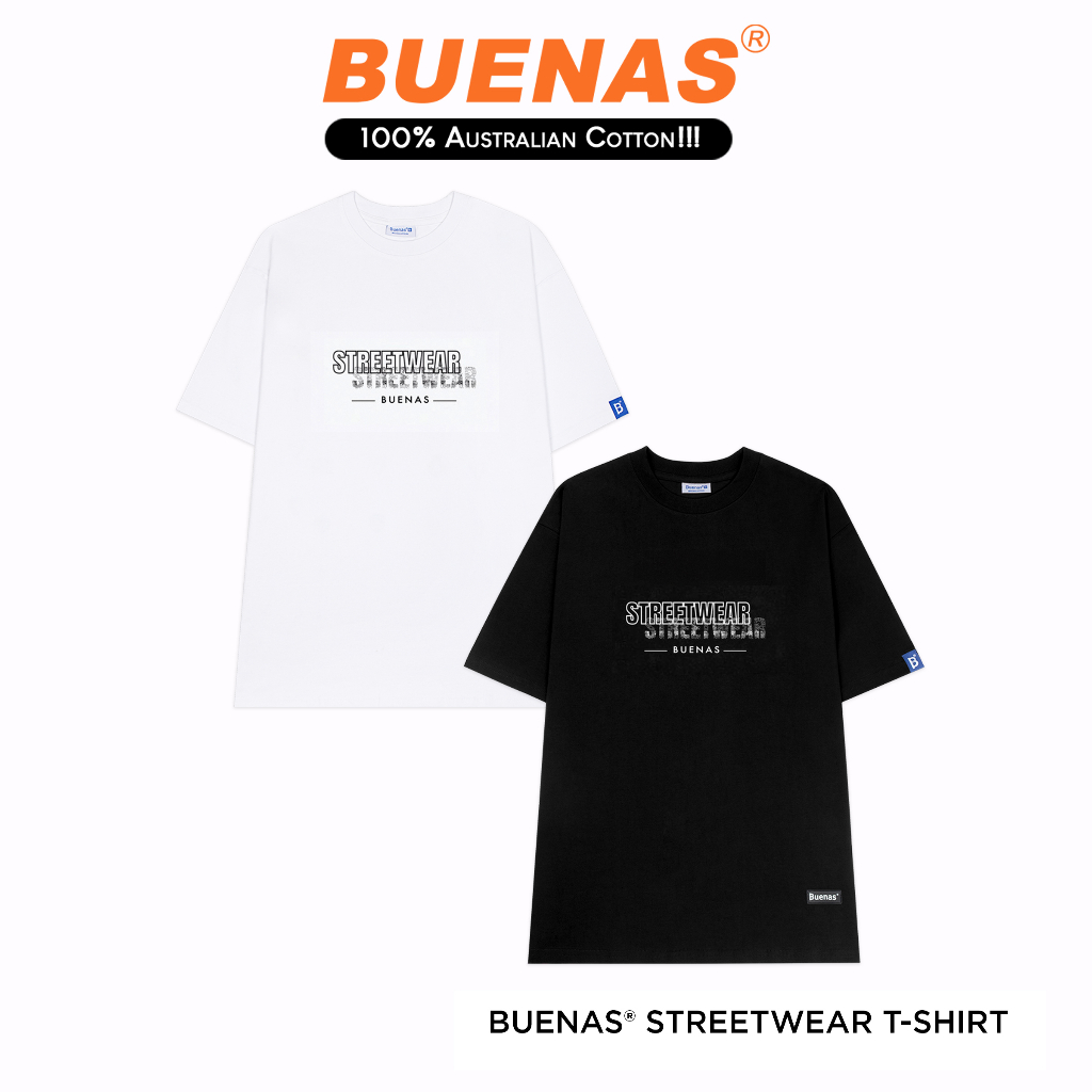 Áo thun local brand tay lỡ form oversize unisex cho nam nữ BUENAS - SWT07S