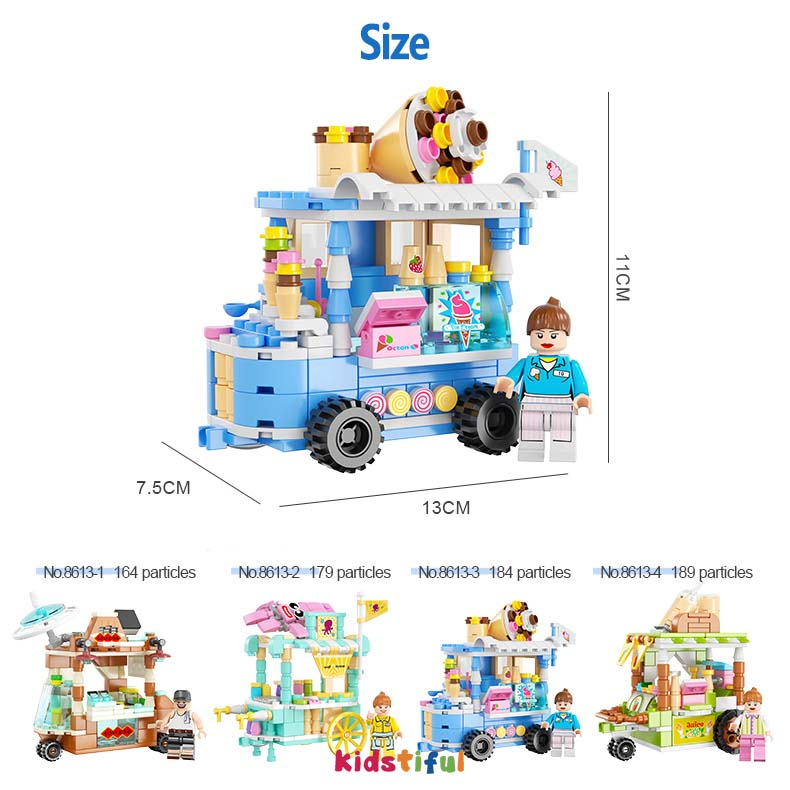 Bộ đồ chơi lắp ráp Lego City Street View Sáng tạo đồ chơi 3D Mô hình xếp hình trẻ em trai và trẻ em gái