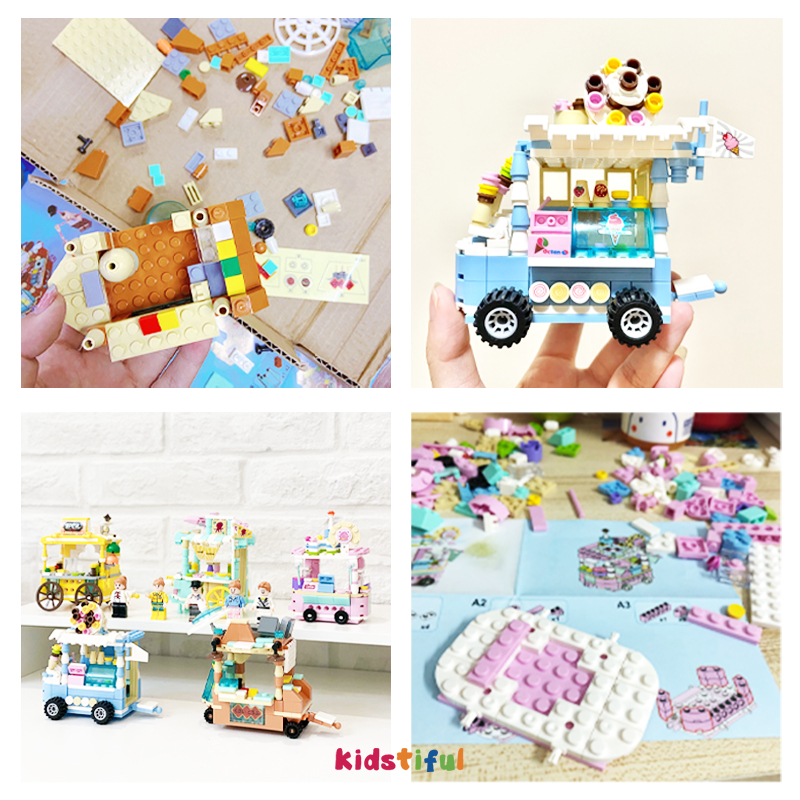 Bộ đồ chơi lắp ráp Lego City Street View Sáng tạo đồ chơi 3D Mô hình xếp hình trẻ em trai và trẻ em gái