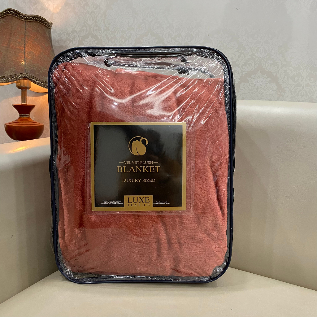 Chăn lông thỏ Blanket loại dày chính hãng siêu mềm mịn