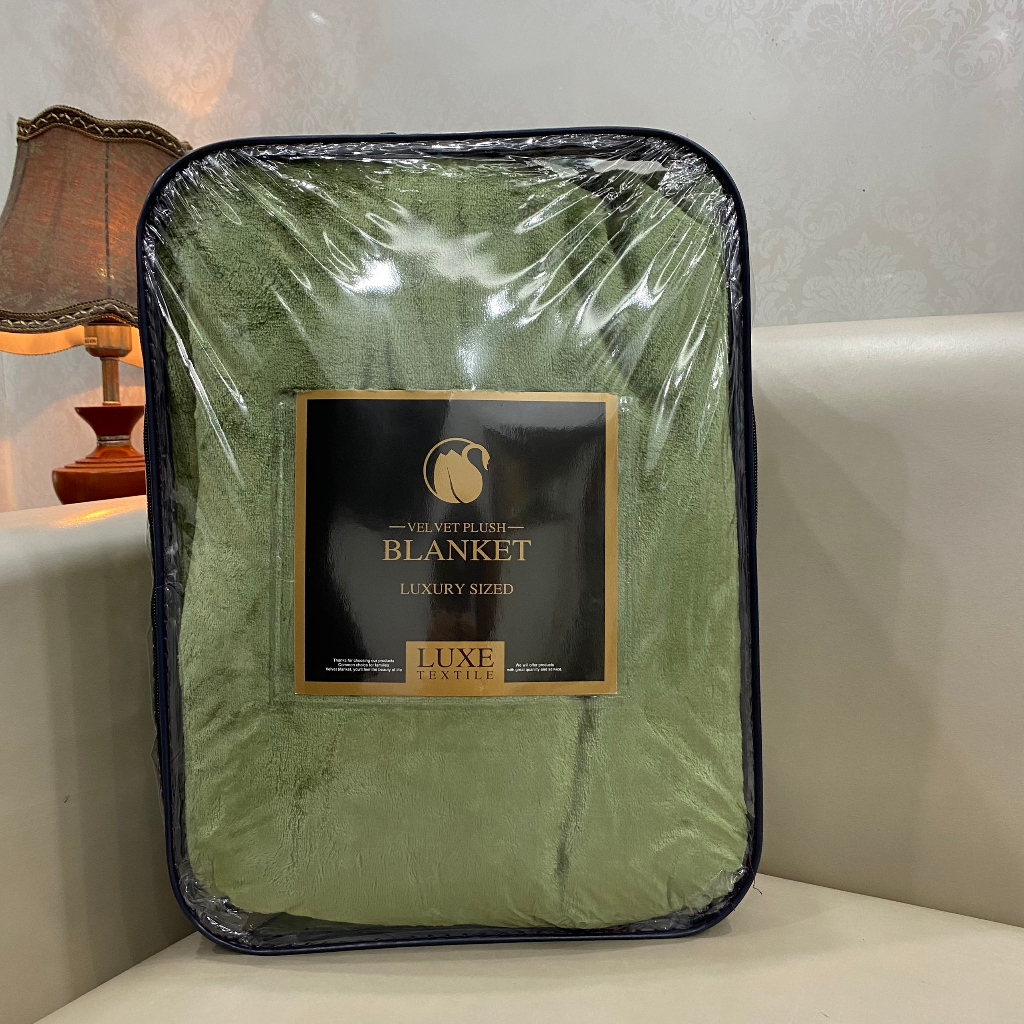 Chăn lông thỏ Blanket loại dày chính hãng siêu mềm mịn