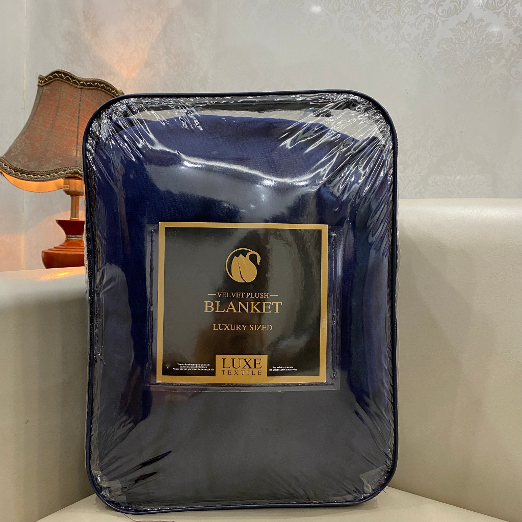 Chăn lông thỏ Blanket loại dày chính hãng siêu mềm mịn
