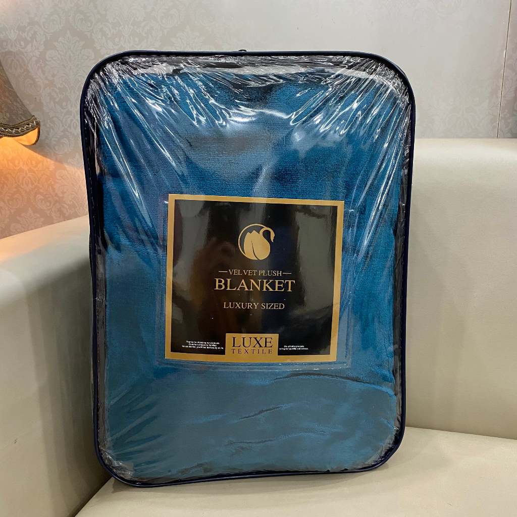 Chăn lông thỏ Blanket loại dày chính hãng siêu mềm mịn