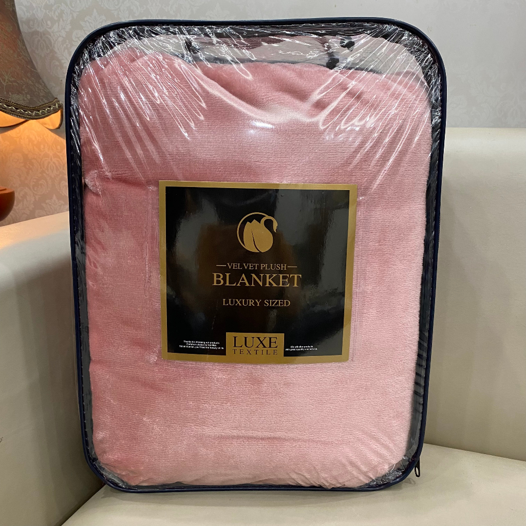 Chăn lông thỏ Blanket loại dày chính hãng siêu mềm mịn