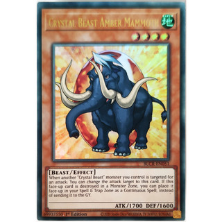 [Thẻ Yugioh] Crystal Beast Amber Mammoth |EN| Ultra Rare