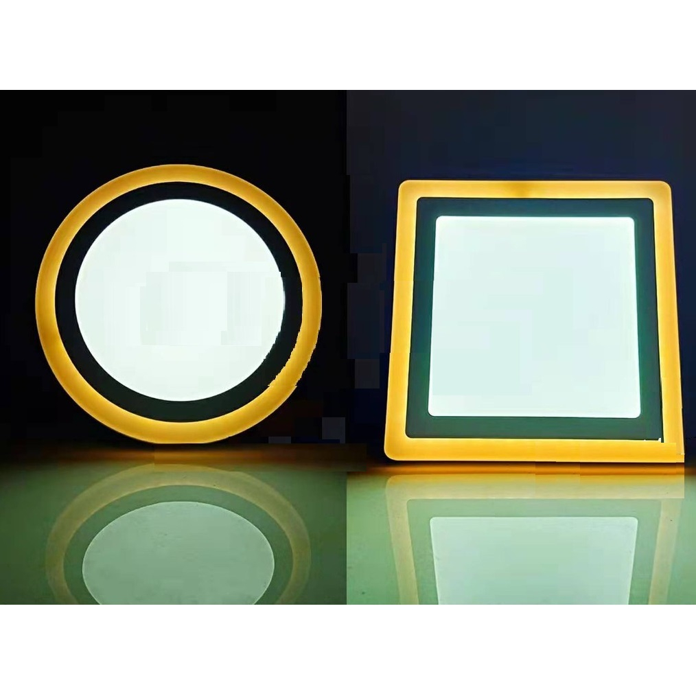 Đèn Led Panel Mâm Ốp Trần Nổi Ánh Sáng Trắng/Vàng Công Suất 18w-24w
