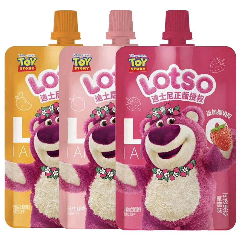 Nước Trái Cây Gấu Dâu Lotso 3 Vị Đào/ Dâu/ Xoài