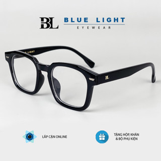 Gọng Kính Vuông Góc Cạnh, Mắt Kính Gọng Vuông Nam Nữ, Gọng Nhựa Cứng Cáp, Chống Ánh Sáng Xanh - BLUE LIGHT
