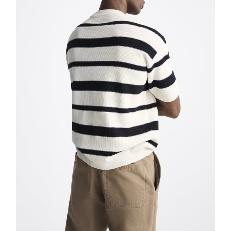 Áo thun nam dệt kim Zara authentic size M