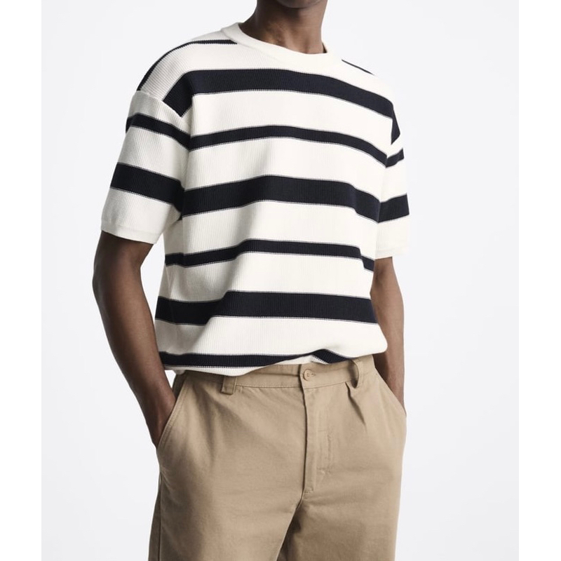 Áo thun nam dệt kim Zara authentic size M