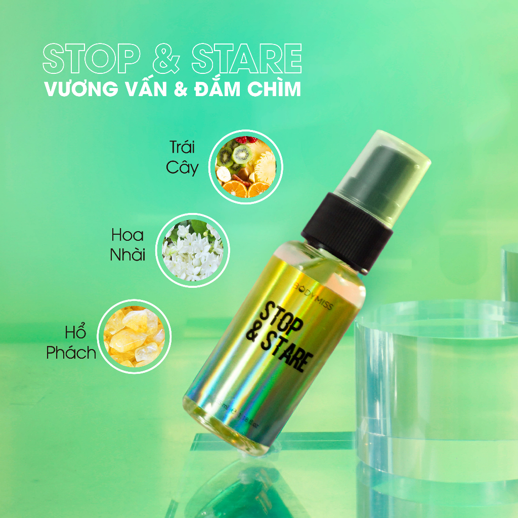 Combo bodymist nữ hẹn hò quyến rũ xịt thơm toàn thân đến 6H Money Honey, Stop & Stare, Care Free BODYMISS 30ml