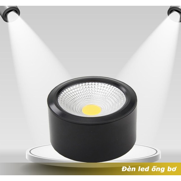 Đèn Gắn Tường Ống Bơ Lùn Vỏ Nhôm Đúc Mạ Sơn Tĩnh Điện KT 5CM*9CM