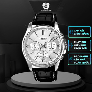Đồng hồ nam casio mtp-1375 / mtp-1375l-7a dây da thật chính hãng