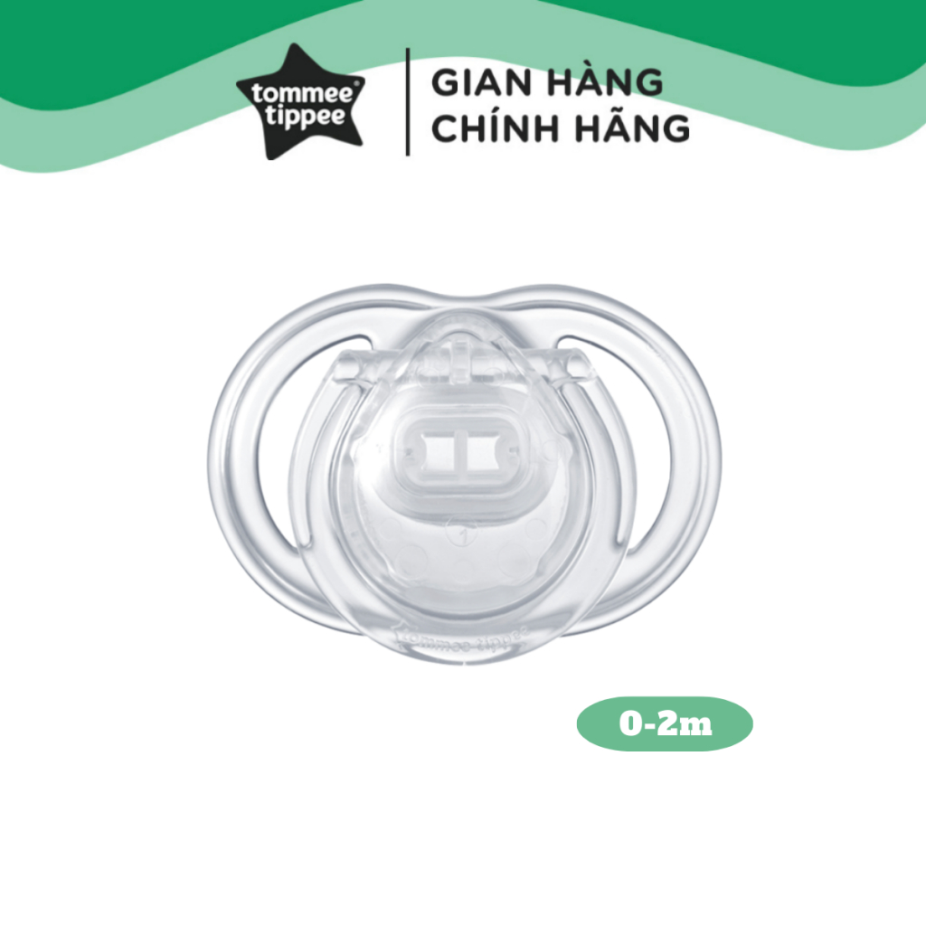 Ty Ngậm Newborn Tommee Tippee Cho Bé Từ 0-2 Tháng (Tách Lẻ, Không Hộp)