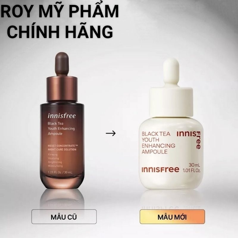 Tinh chất phục hồi da và chống lão hóa trà đen INNISFREE 30ml