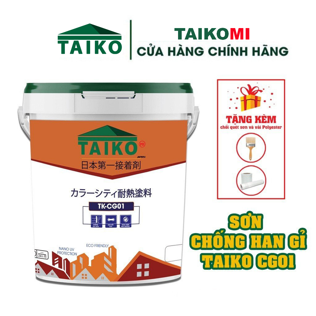 Sơn Chống Han rỉ, Chống nóngTaiko CG01 - (thùng 5L - 5Kg)