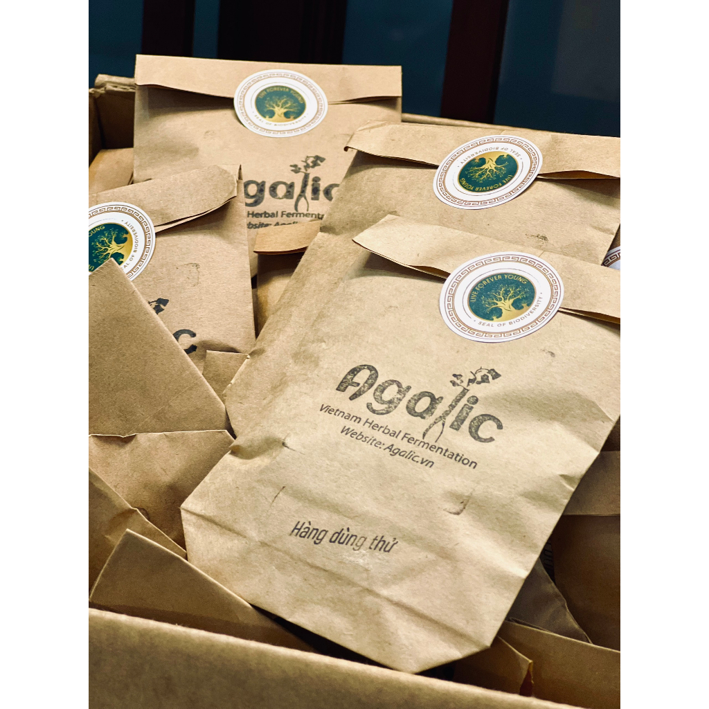 Thảo dược lên men Agalic túi giấy 5 vị  - sản phẩm dùng thử