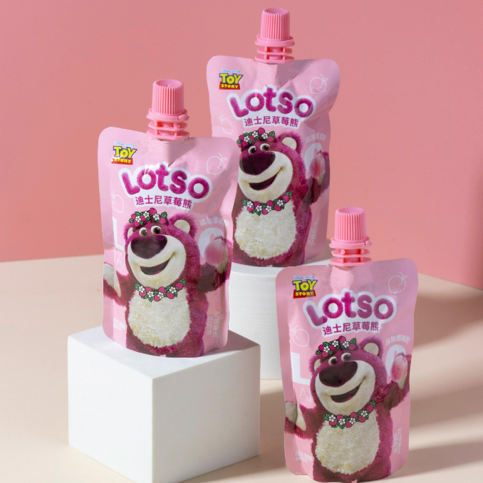 Nước Trái Cây Gấu Dâu Lotso 3 Vị Đào/ Dâu/ Xoài