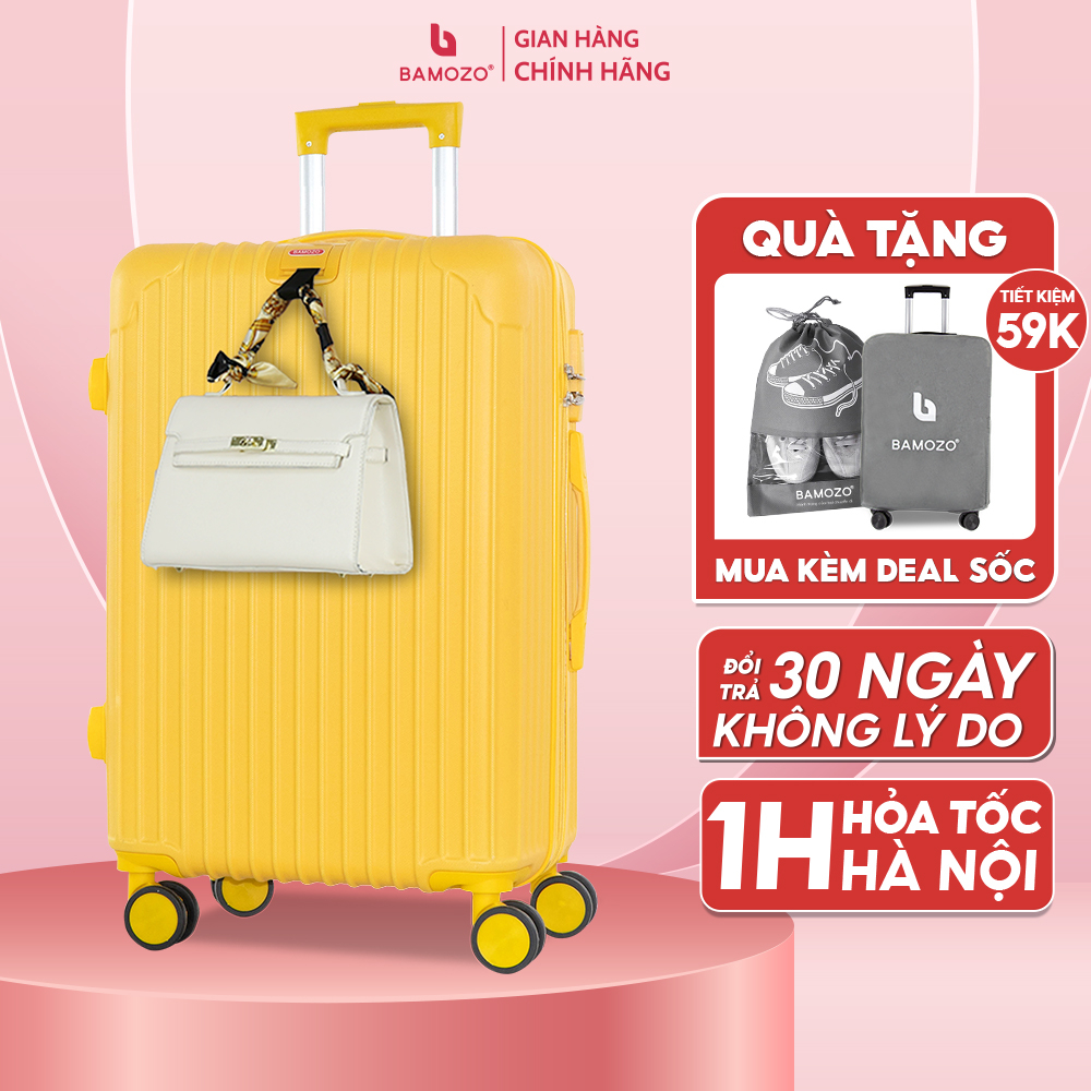 Vali Du Lịch Bamozo 8801 Size 24 Bản Cao Cấp Bền Đẹp Bảo Hành 5 Năm