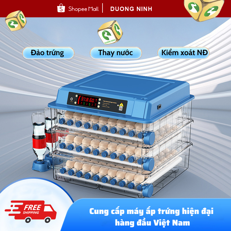 Máy ấp trứng gà mini thông minh Dương Ninh hiện đại thế hệ mới 220/12v A1234