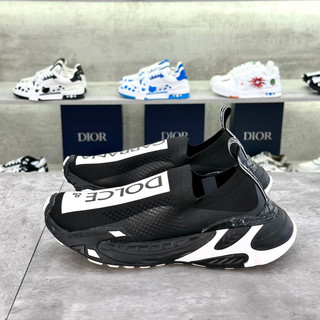 Giày Slip-On 𝔻&𝔾 chun đế cao fullbox