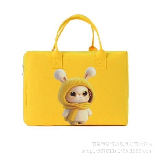 Túi nỉ gấu dâu siêu đáng yêu size lớn, túi xách tote họa tiết hoạt hình dễ thương cho bé và mẹ bỉm sữa