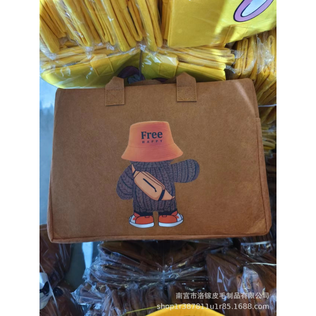 Túi nỉ gấu dâu siêu đáng yêu size lớn, túi xách tote họa tiết hoạt hình dễ thương cho bé và mẹ bỉm sữa