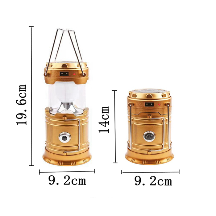 Đèn pin XF-5800T đèn tích điện KIMCEL STORE đèn dùng năng lượng mặt trời