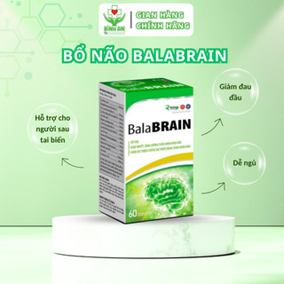 Bổ não bala brain - hỗ trợ tăng cường tuần hoàn máu não - hộp 60 viên - nt bình an