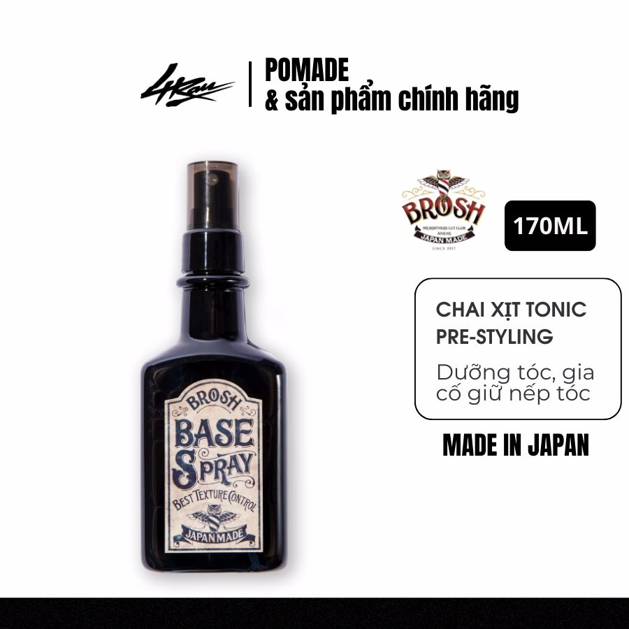 [CHÍNH HÃNG] Xịt tạo phồng Brosh Base Spray
